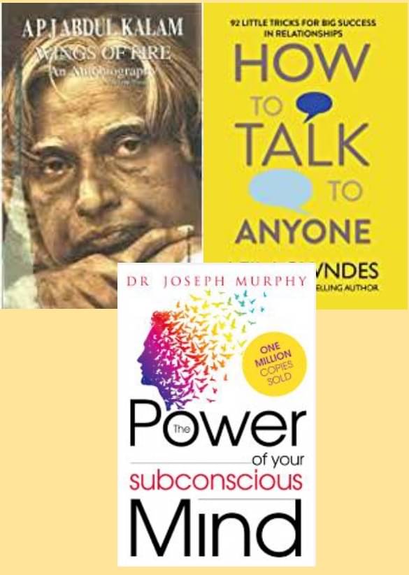 Wings of Fire + How to Talk Anyone + THE POWER OF YOUR SUBCONSCIOUS MIND Wings of Fire + How to Talk Anyone + THE POWER OF YOUR SUBCONSCIOUS MIND
