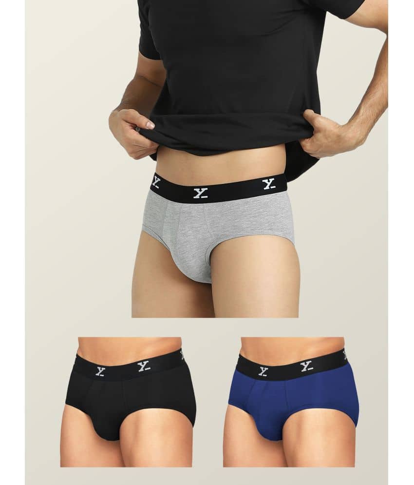 XYXX Pack of 3 Modal Briefs For Men's ( Multicolor )