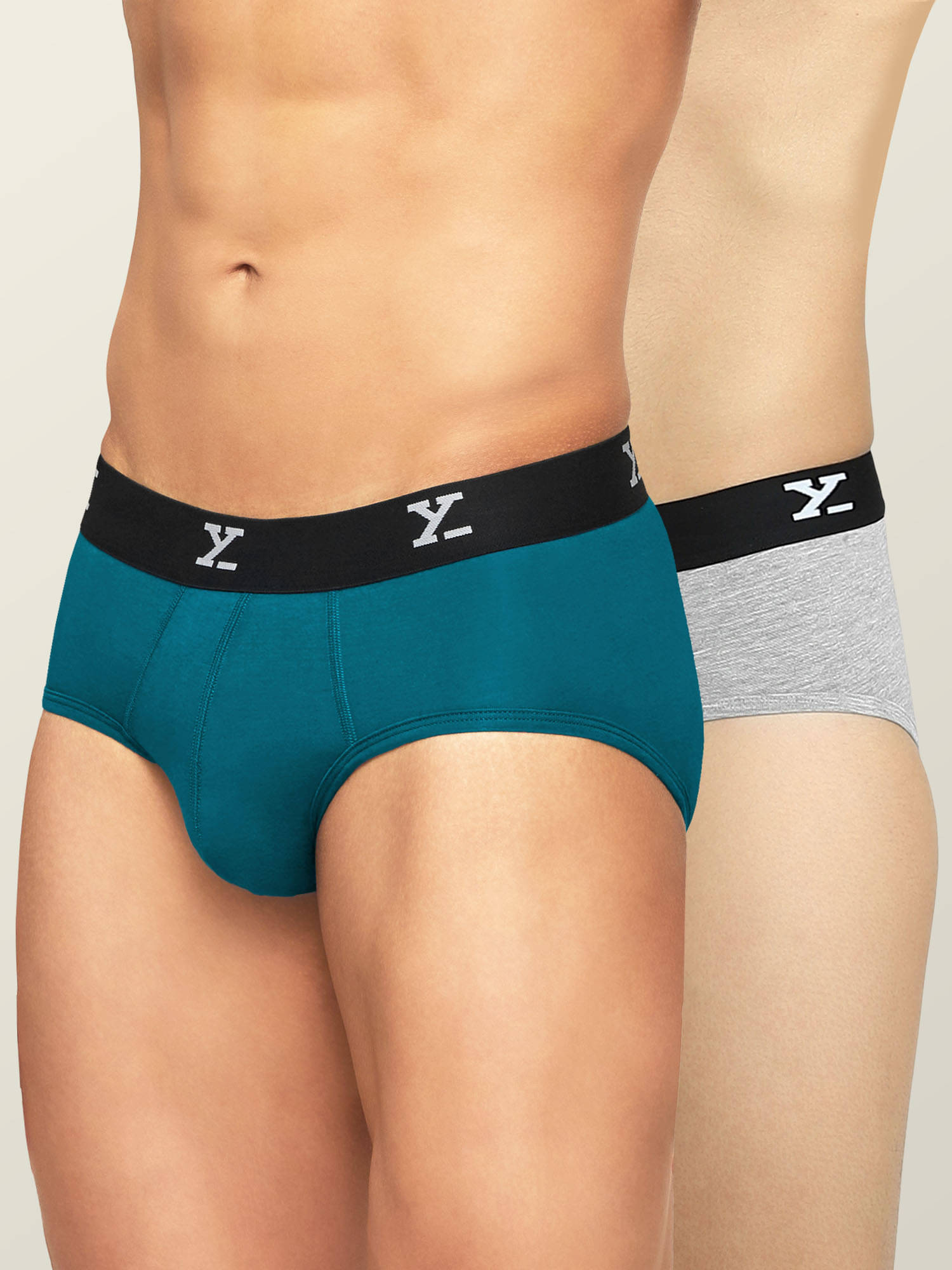     			XYXX Pack of 2 Modal Briefs For Men's ( Multicolor )