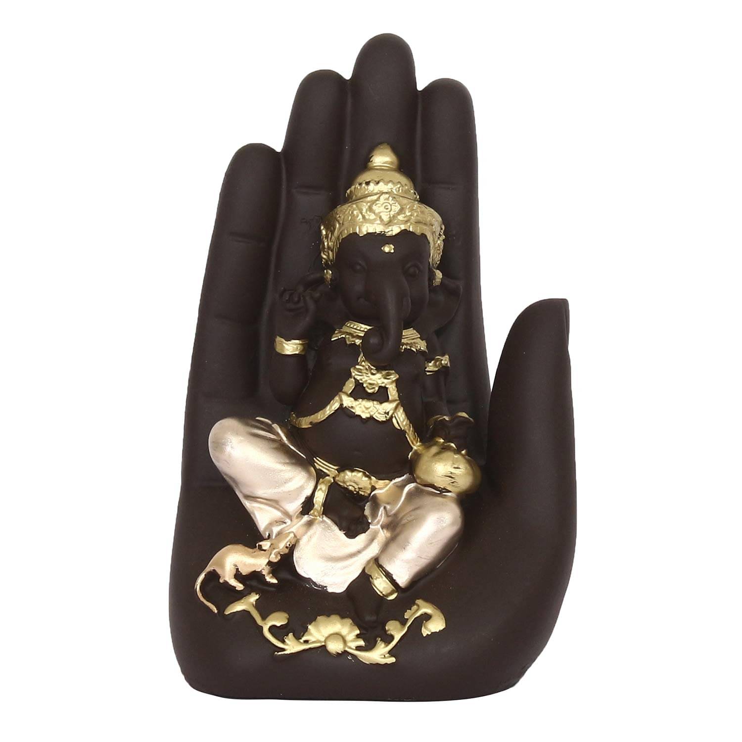     			Yukti Craft - Palm Ganesha Showpiece 20 cm