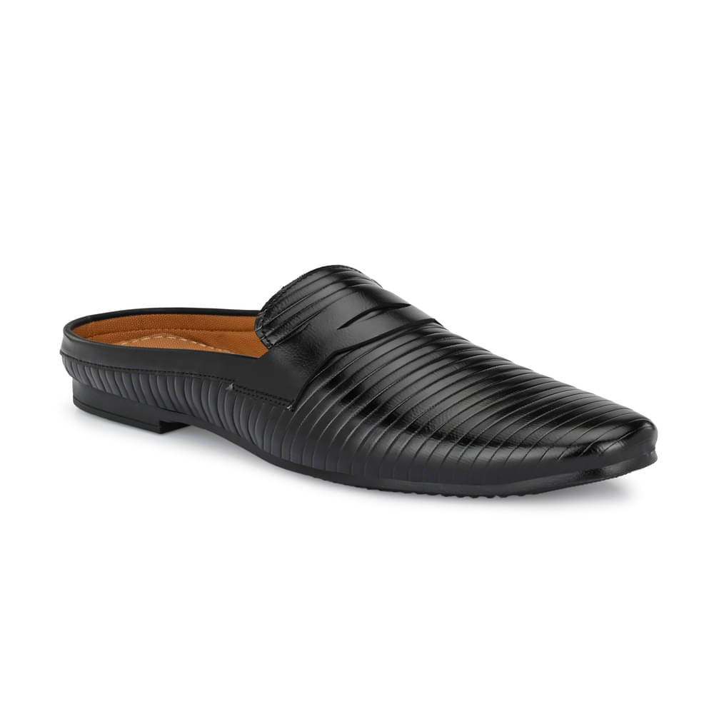 viv - Black Men's Mules Shoes viv - Black Men's Mules Shoes