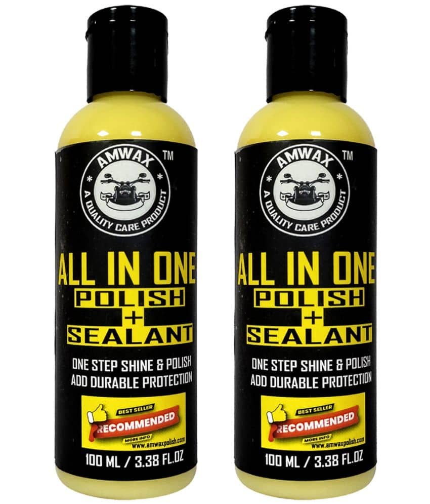 AMWAX - Finishing Metal Polish For All Cars & Motorbikes ( Pack of 2 )