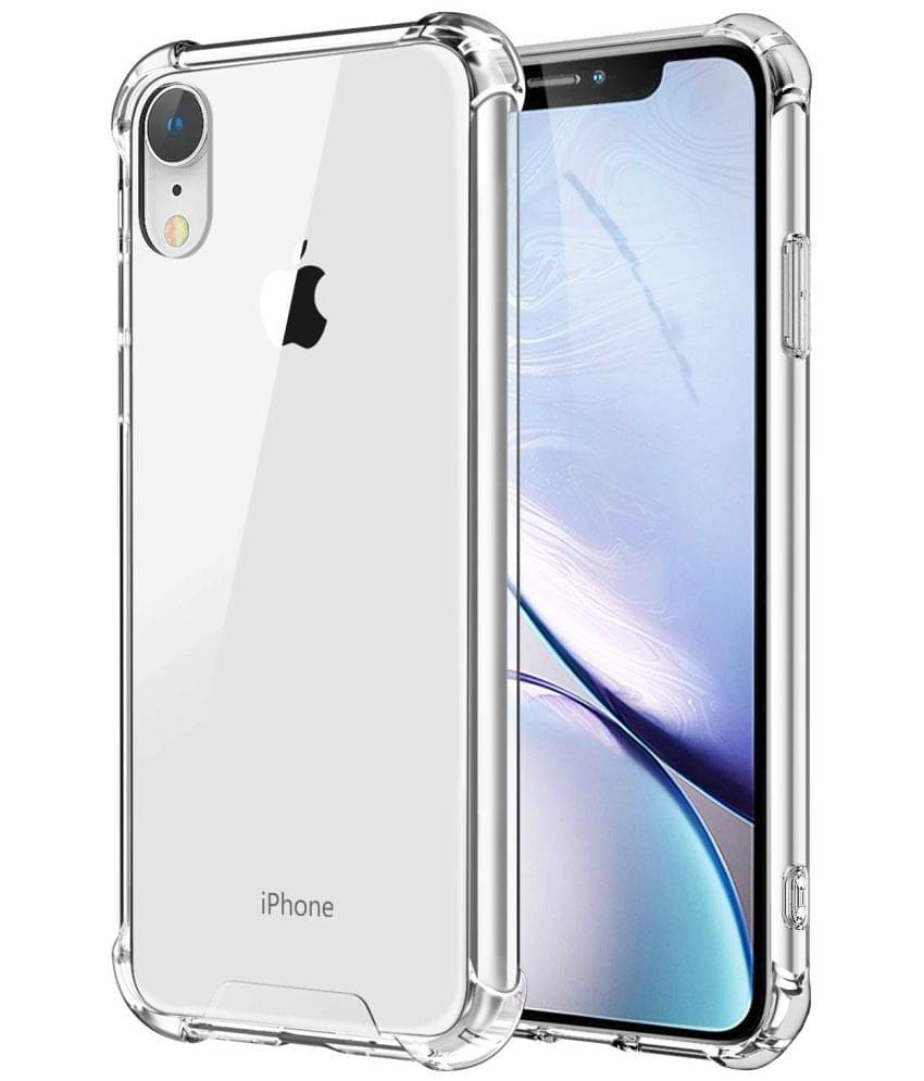 BEING STYLISH - Transparent Silicon Plain Cases Compatible For Apple iPhone XR ( Pack of 1 ) BEING STYLISH - Transparent Silicon Plain Cases Compatible For Apple iPhone XR ( Pack of 1 )