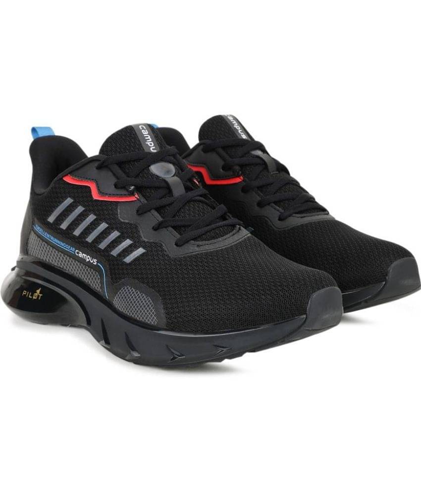 Campus - DECCAN Black Men's Sports Running Shoes Campus - DECCAN Black Men's Sports Running Shoes