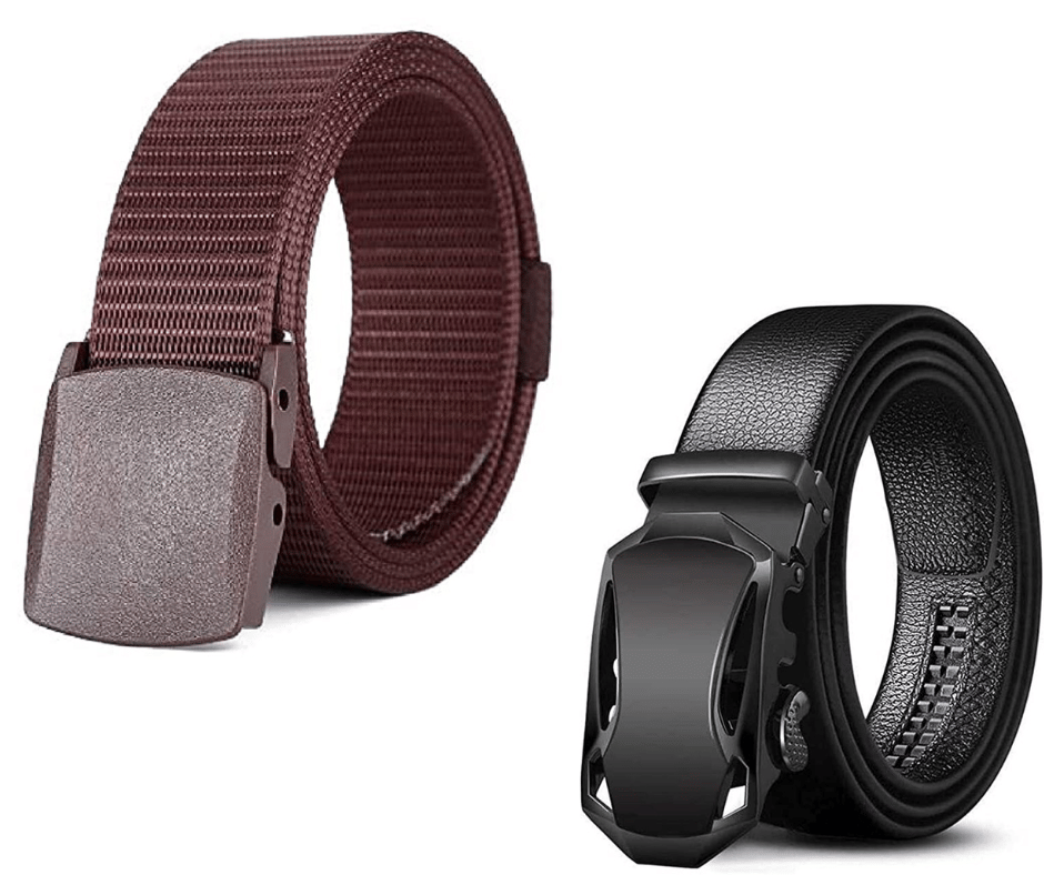     			Clock21 - Brown Leather Men's Casual Belt ( Pack of 2 )