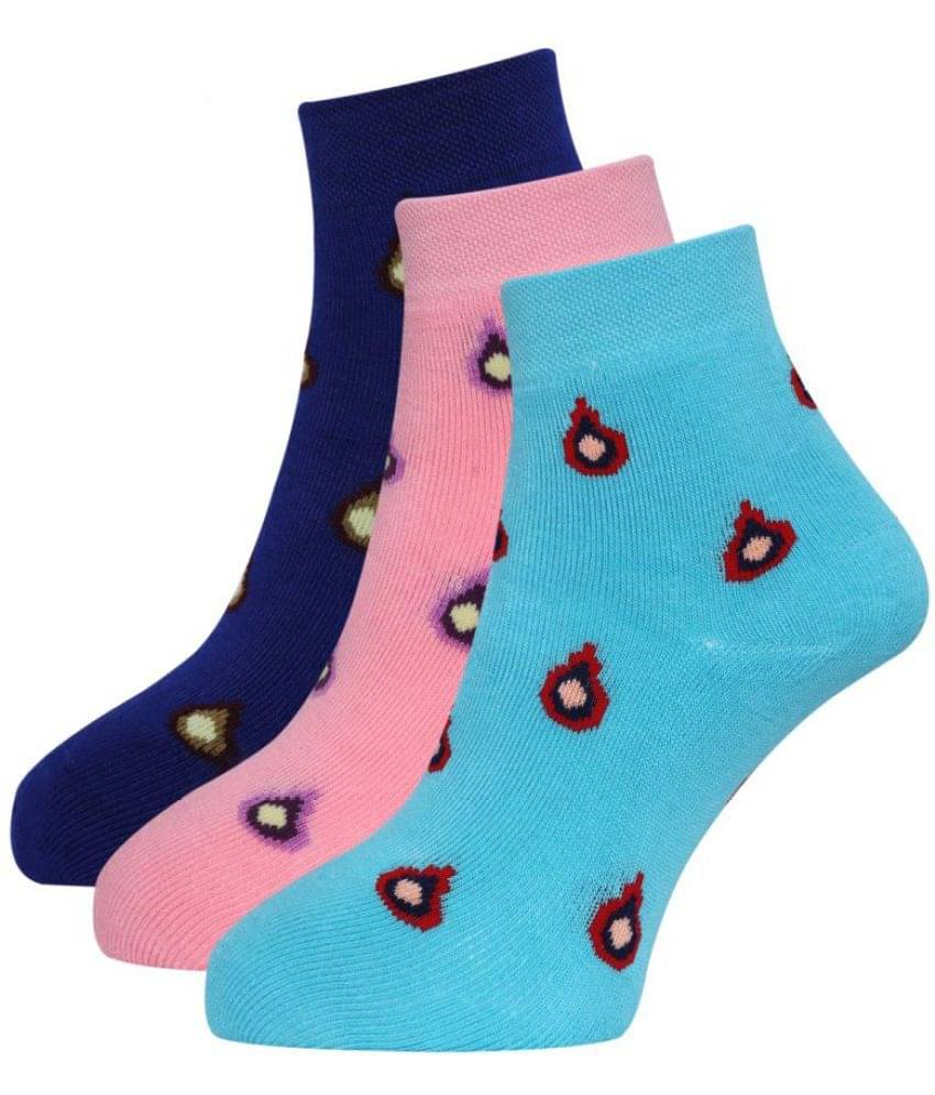 Dollar - Multicolor Woollen Women's Ankle Length Socks ( Pack of 3 ) Dollar - Multicolor Woollen Women's Ankle Length Socks ( Pack of 3 )