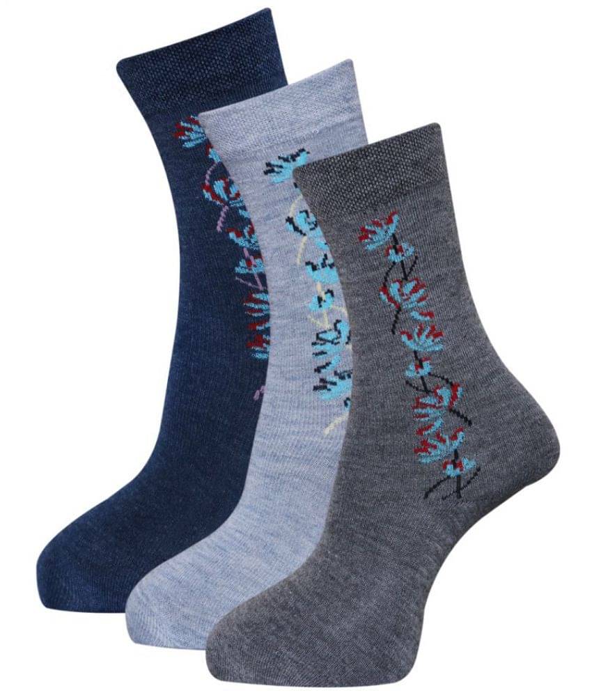 Dollar - Multicolor Woollen Women's Mid Length Socks ( Pack of 3 )     			Dollar - Multicolor Woollen Women's Mid Length Socks ( Pack of 3 )