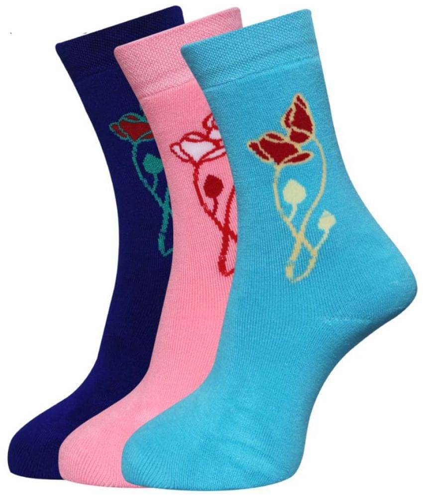 Dollar - Multicolor Woollen Women's Mid Length Socks ( Pack of 3 ) Dollar - Multicolor Woollen Women's Mid Length Socks ( Pack of 3 )