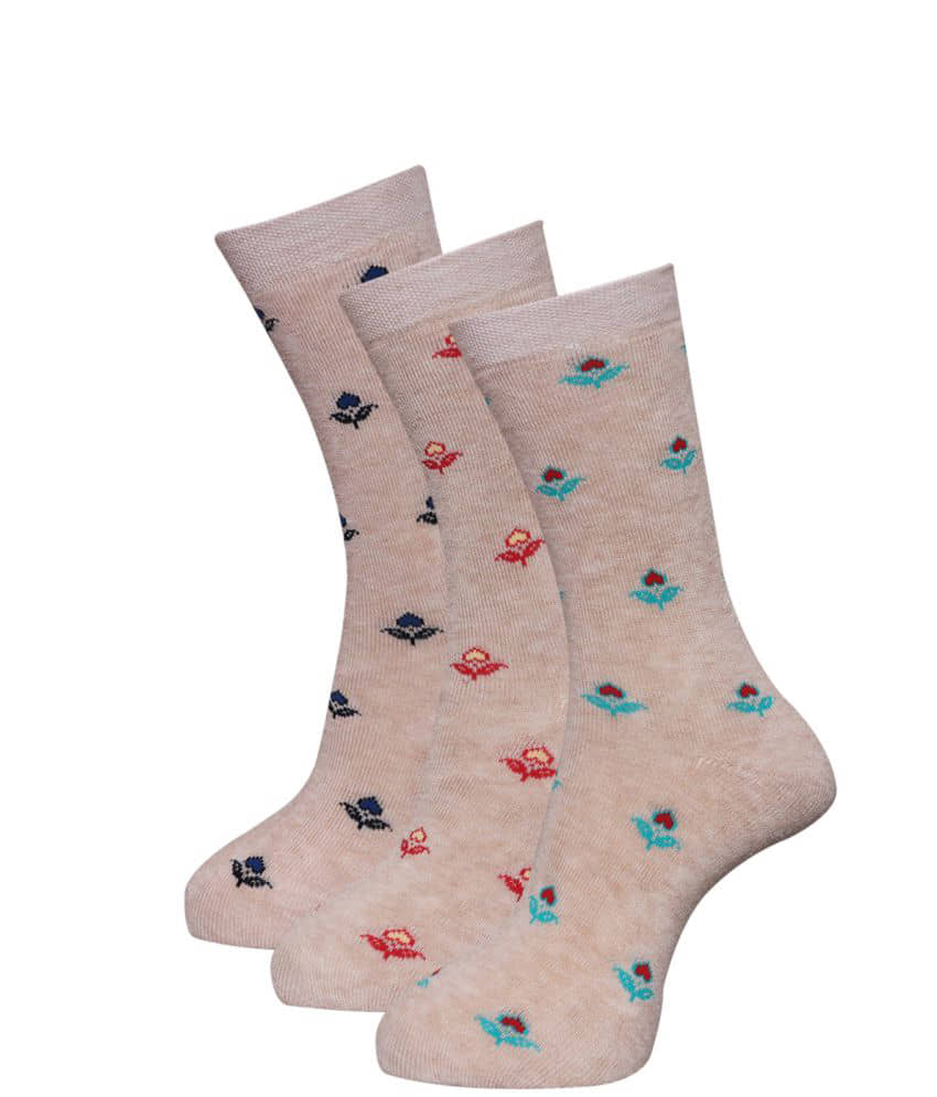 Dollar - Multicolor Woollen Women's Mid Length Socks ( Pack of 3 ) - Socks | Buy online on ZillyBuy