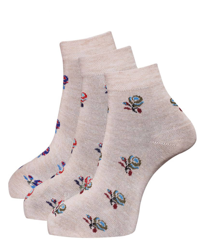 Dollar - Multicolor Woollen Women's Ankle Length Socks ( Pack of 3 )     			Dollar - Multicolor Woollen Women's Ankle Length Socks ( Pack of 3 )