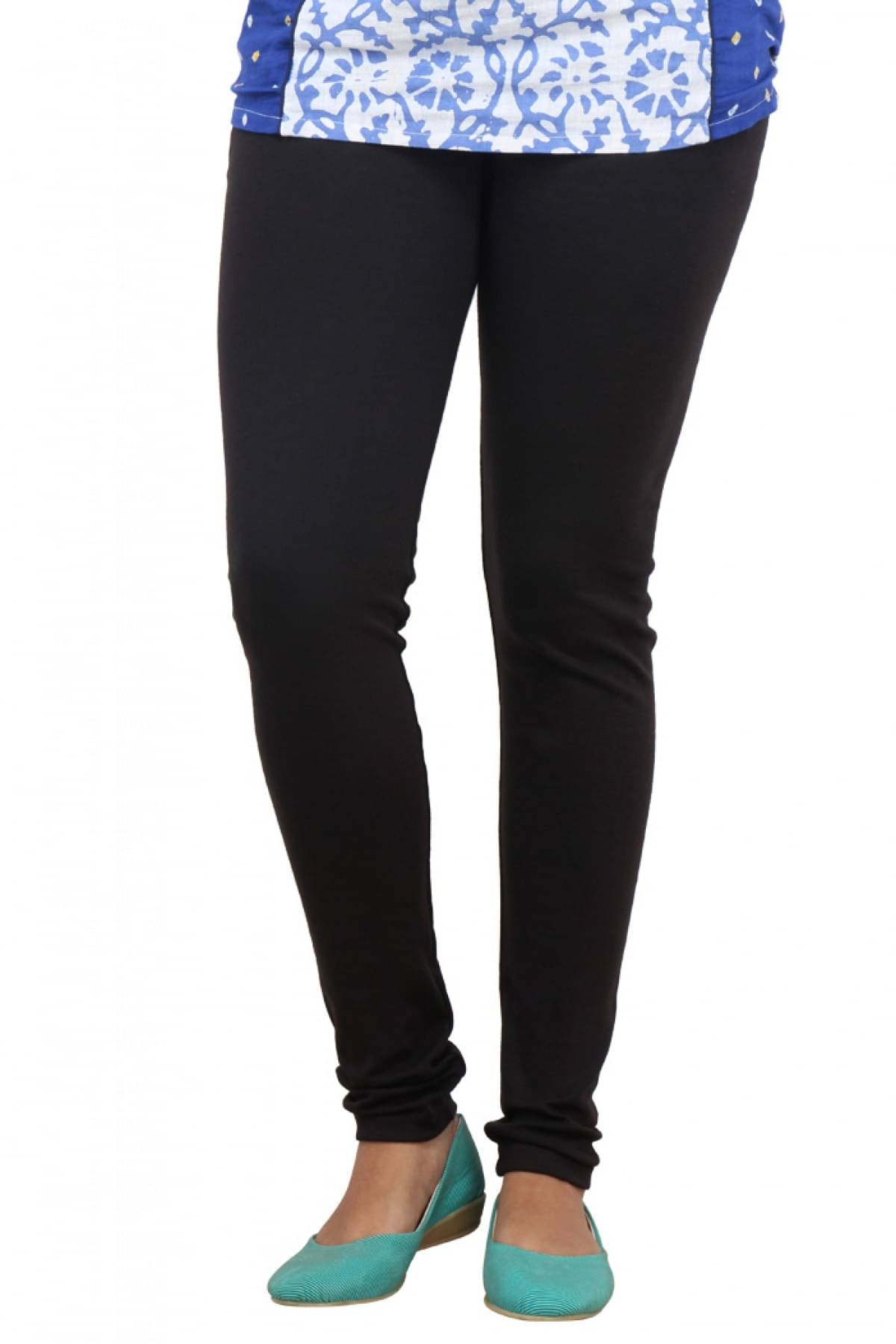     			JVNINE - Black Cotton Women's Leggings ( Pack of 1 )