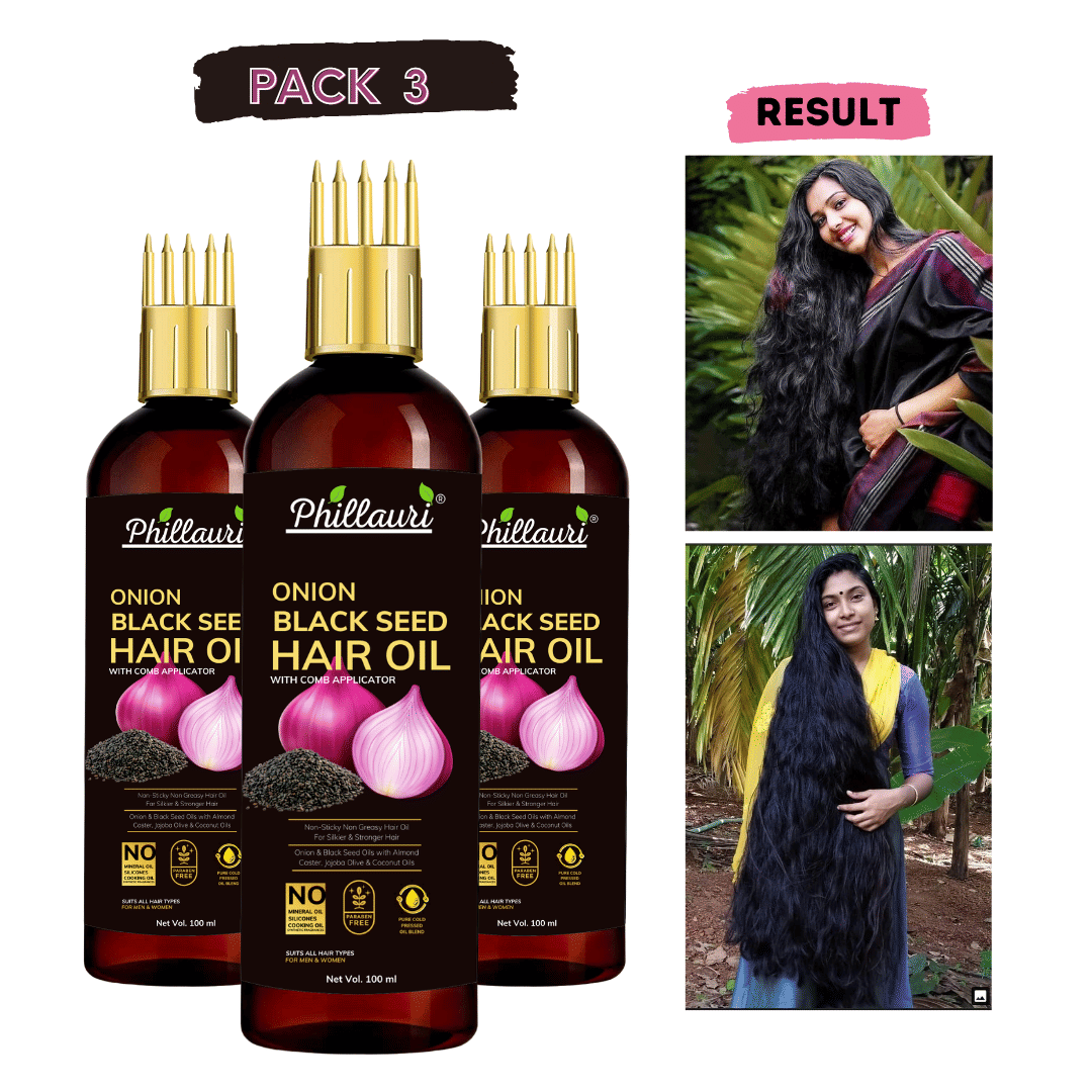 Phillauri - Hair Growth Onion Oil 500 ml ( Pack of 5 )