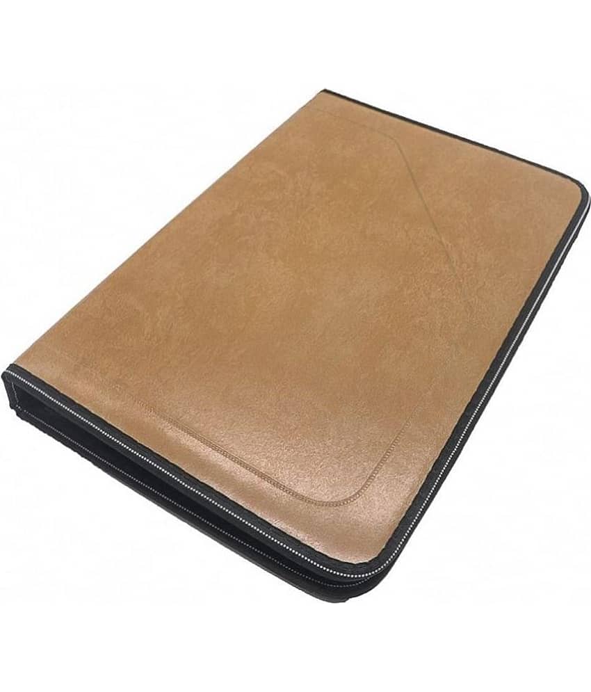 RAVARIYA GRAPHIC - Brown Zip Folder ( Pack of 1 ) - Stationery | Buy online on ZillyBuy