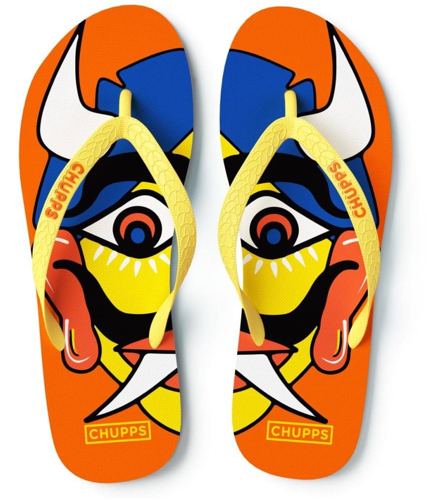     			CHUPPS - Orange Men's Daily Slipper