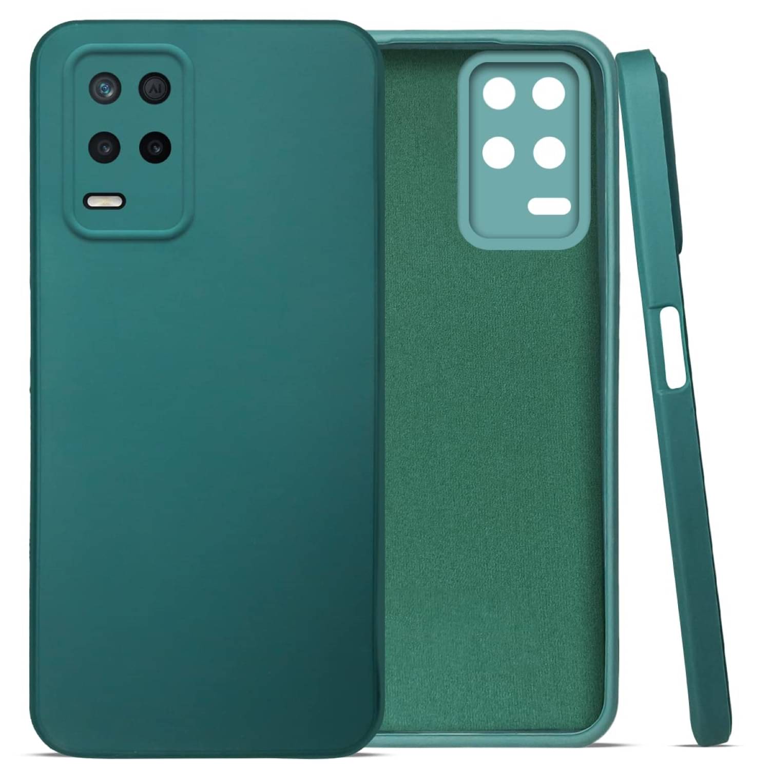 Case Vault Covers - Green Silicon Plain Cases Compatible For Realme 8 5g ( Pack of 1 ) Case Vault Covers - Green Silicon Plain Cases Compatible For Realme 8 5g ( Pack of 1 )