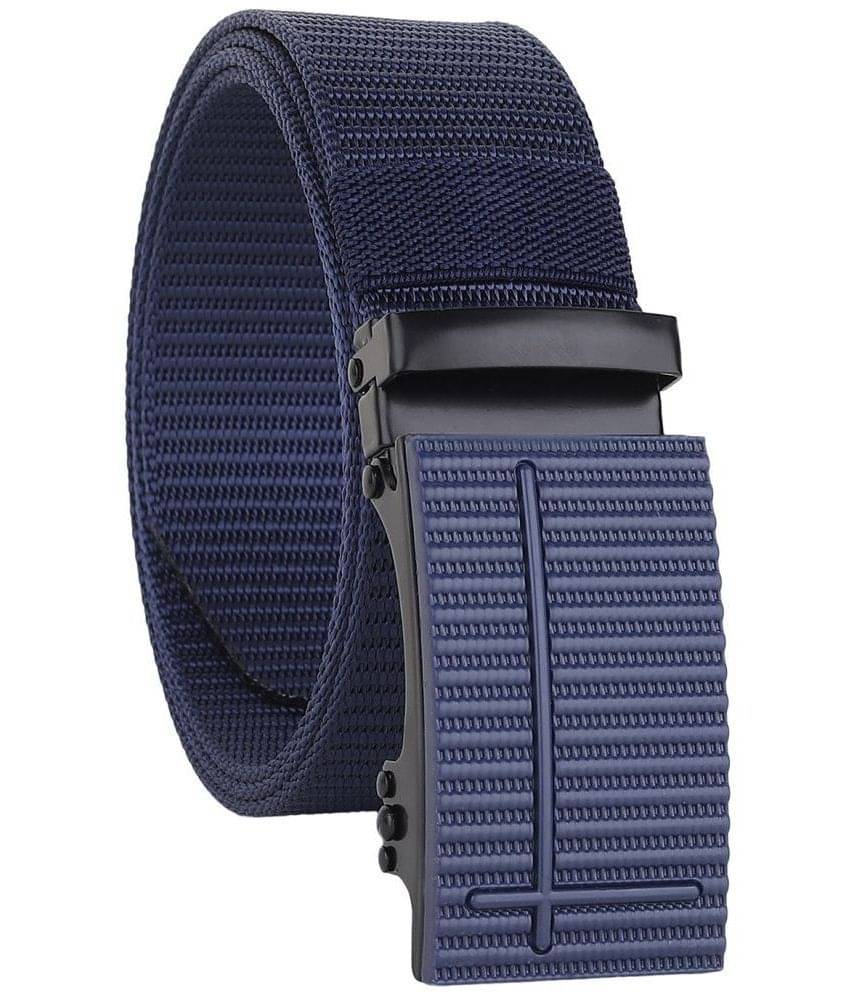     			Clock21 - Blue Canvas Men's Casual Belt ( Pack of 1 )