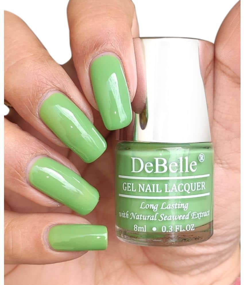 DeBelle Mystique Green Glossy Nail Polish 8 ( Pack of 1 )