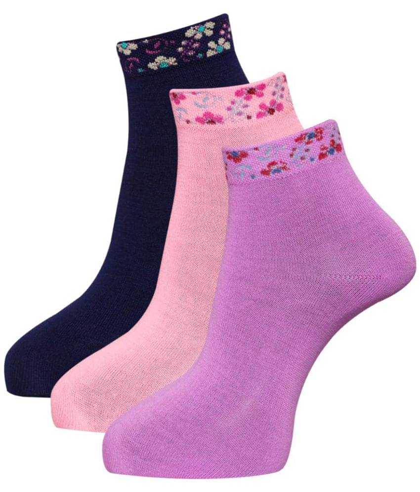 Dollar - Multicolor Woollen Women's Ankle Length Socks ( Pack of 3 ) Dollar - Multicolor Woollen Women's Ankle Length Socks ( Pack of 3 )