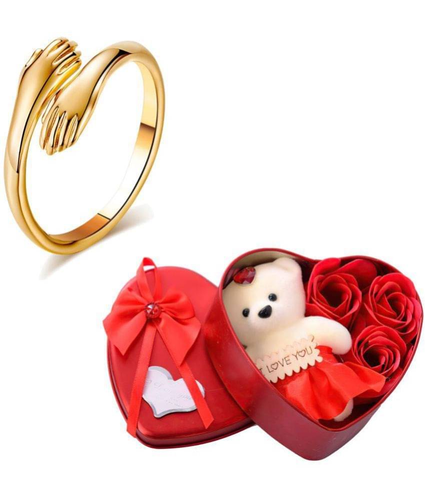 FASHION FRILL - Gold Rings ( Pack of 1 ) FASHION FRILL - Gold Rings ( Pack of 1 )