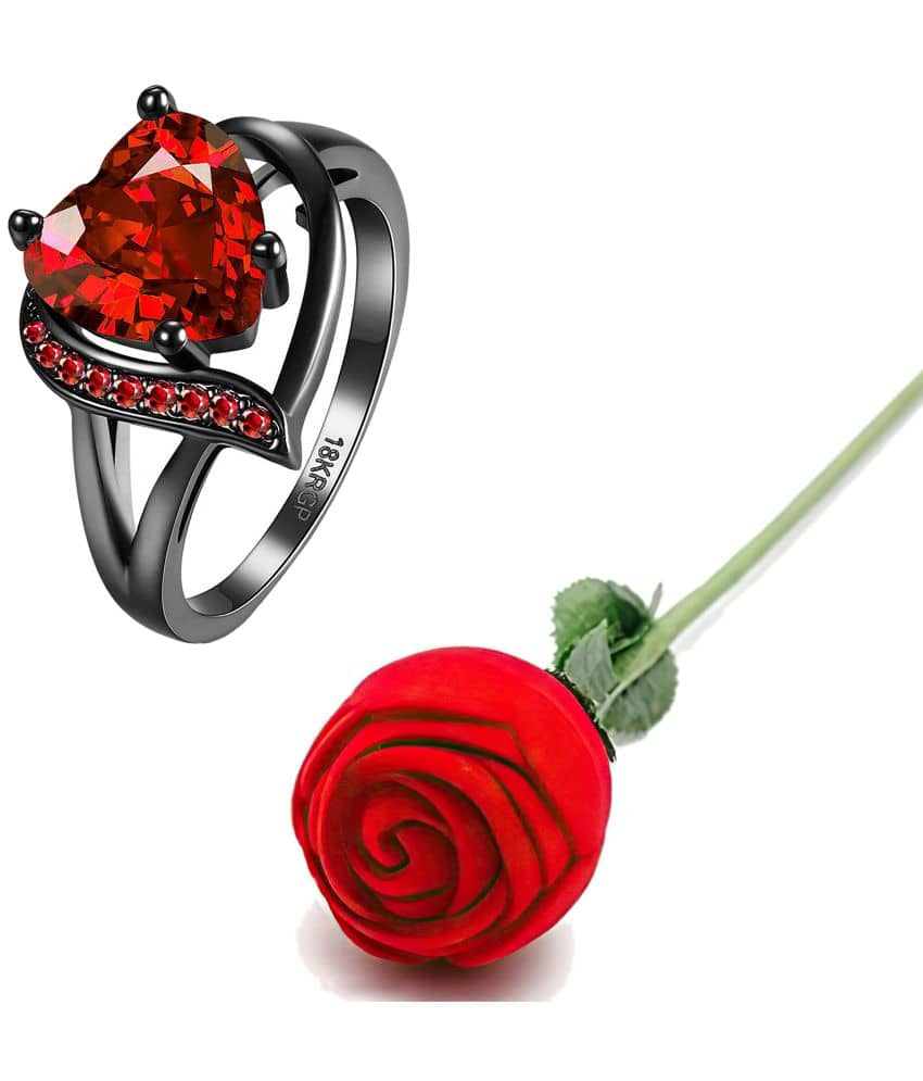 FASHION FRILL - Red Rings ( Pack of 1 )