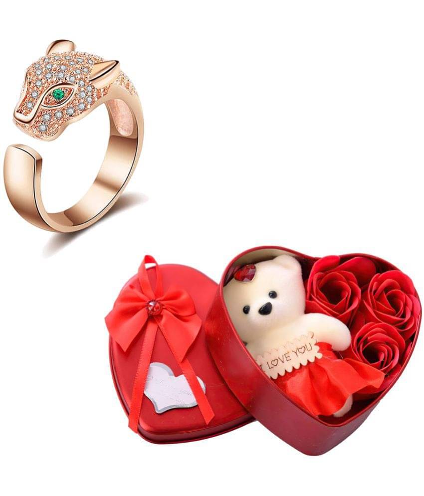 FASHION FRILL - Rose Gold Rings ( Pack of 2 ) FASHION FRILL - Rose Gold Rings ( Pack of 2 )