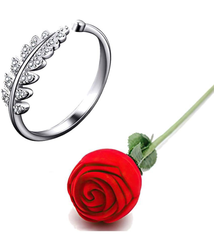 FASHION FRILL - Silver Rings ( Pack of 1 )