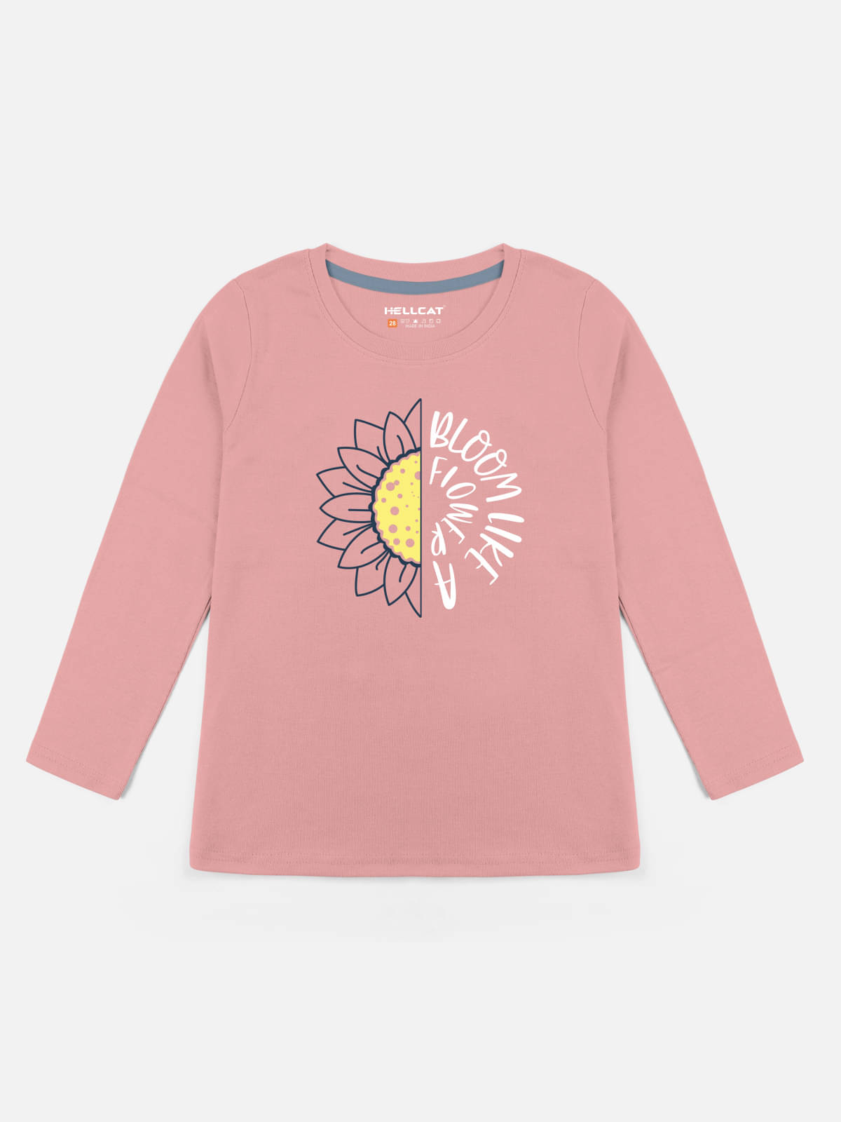     			HELLCAT Pack of 1 Girls Cotton Blend T-Shirt ( Pink )