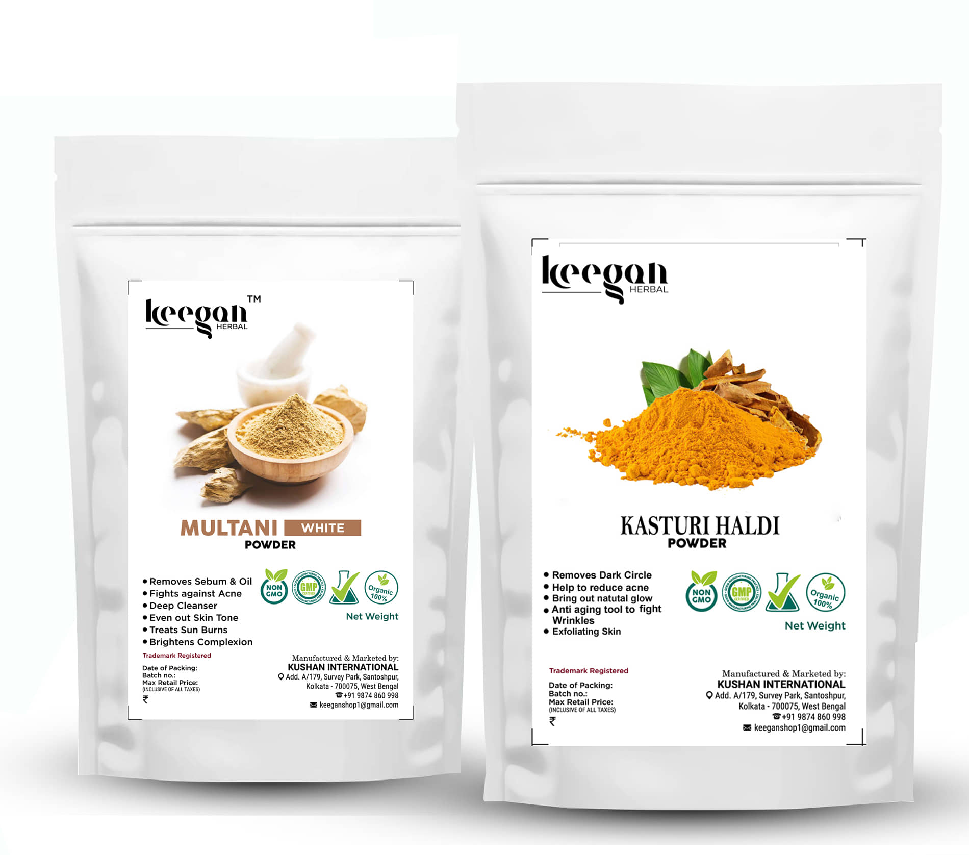 Keegan - Natural Glow Facial Kit For All Skin Type ( Pack of 2 )