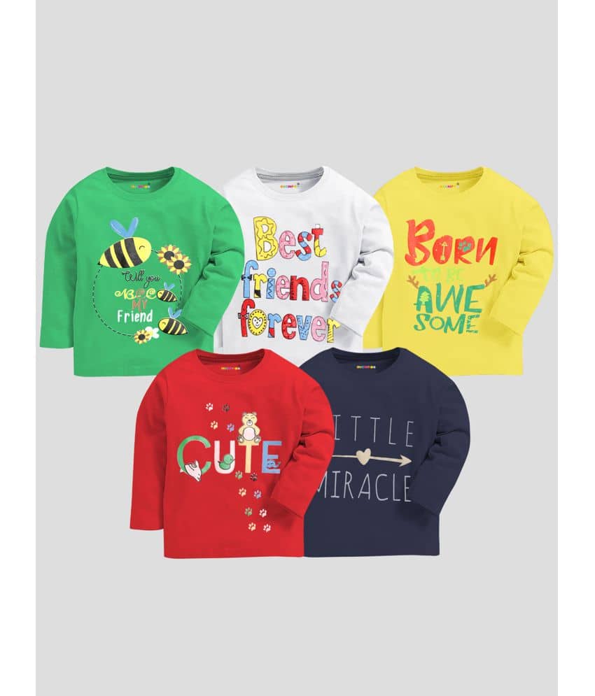 Kuchipoo Pack of 3 Boys Cotton Blend T-Shirt ( Multicolor8 )