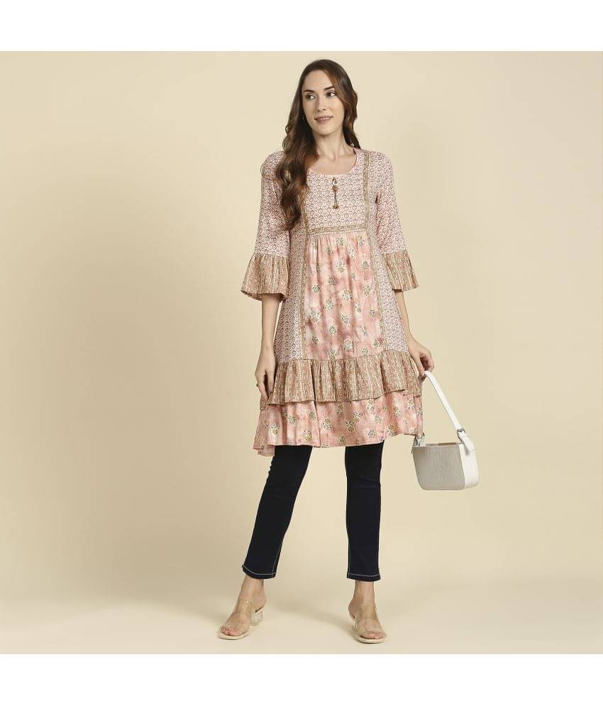 Rayon Short Kurti For Women (Pack of 1)     			Rayon Short Kurti For Women (Pack of 1)