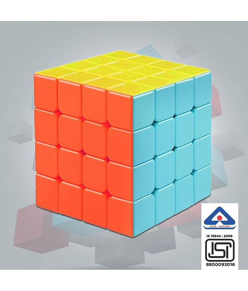 NHR Cube 4x4 High Speed Sticker Less Magic Puzzle Cube Game Toy (1 Piece)