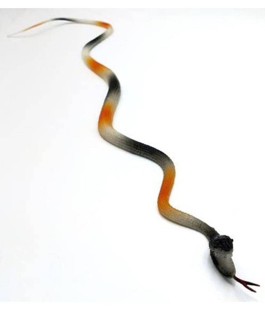 PADMAVATHI ENTERPRISES - Realistic Multi Color - (Pack of 2) - Baby Rubber Snakes (22 Inch) - Prank Toys & Gifts - Gag Toys - Fake Snake Toys PADMAVATHI ENTERPRISES - Realistic Multi Color - (Pack of 2) - Baby Rubber Snakes (22 Inch) - Prank Toys & Gifts - Gag Toys - Fake Snake Toys