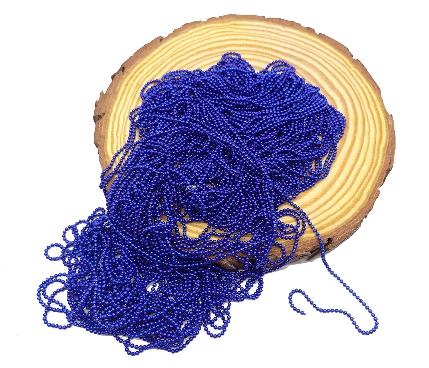 PRANSUNITA Jewelry Making Color Ball Chain for Decoration and Crafts- 1.5 mm –Aluminum - Rust and Corrosion Resistant, 25 MTS Running Bulk Pack- Color -Royal Blue - Stationery | Buy online on ZillyBuy