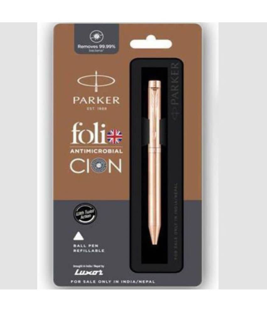 Parker Folio Antimicrobial Cion Ball Pen (Gold)