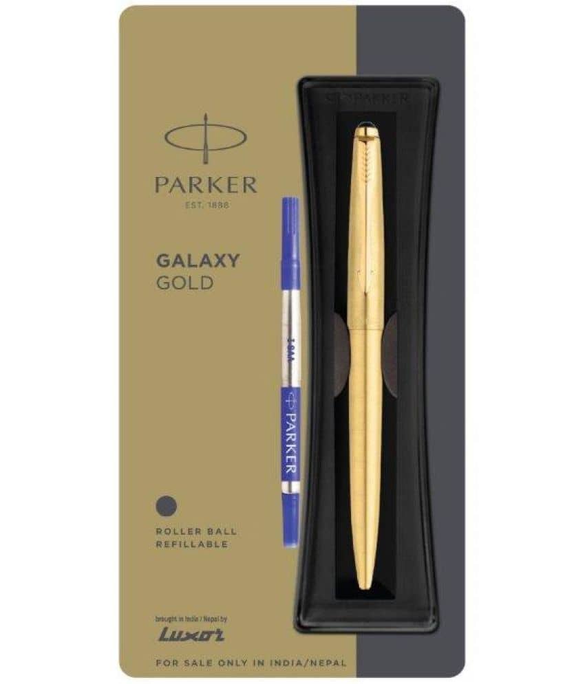 Parker Galaxy Gold Roller Ball Pen Roller Ball Pen (Blue)