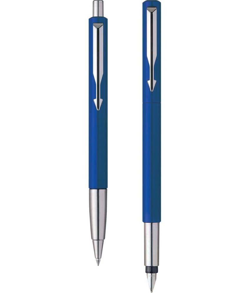 Parker Vector Standard Fountain Pen + Ball Pen Pen Gift Set (Pack Of 2, Blue)