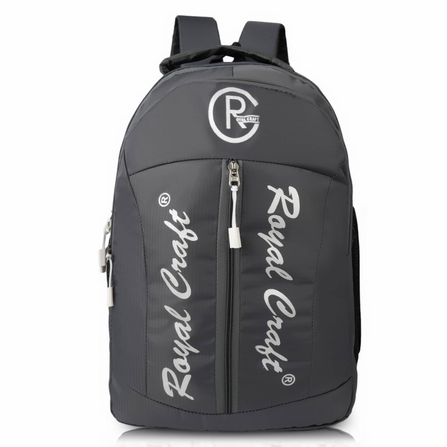     			Royal Craft - Grey Polyester Backpack ( 35 Ltrs )