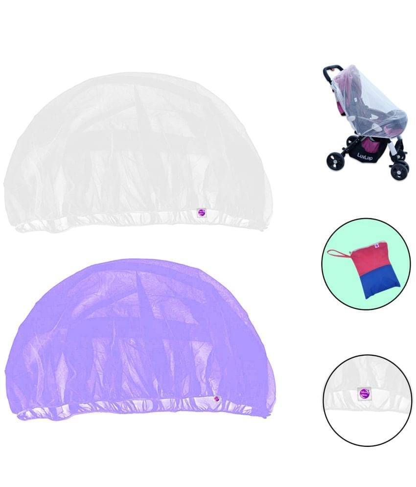     			ShreejiHuf - Multicolor Polyester Frame Hung Baby Mosquito Net ( Pack of 2 )