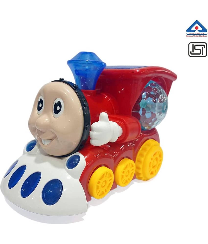 THRIFTKART Bump and Go Musical Engine Toy Train with 4D Light and Sound for Kids - Toys and Games | Buy online on ZillyBuy