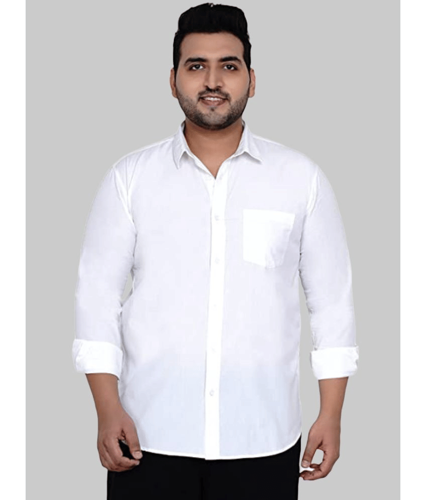 liferoads - White 100% Cotton Regular Fit Men's Casual Shirt ( Pack of 1 ) liferoads - White 100% Cotton Regular Fit Men's Casual Shirt ( Pack of 1 )