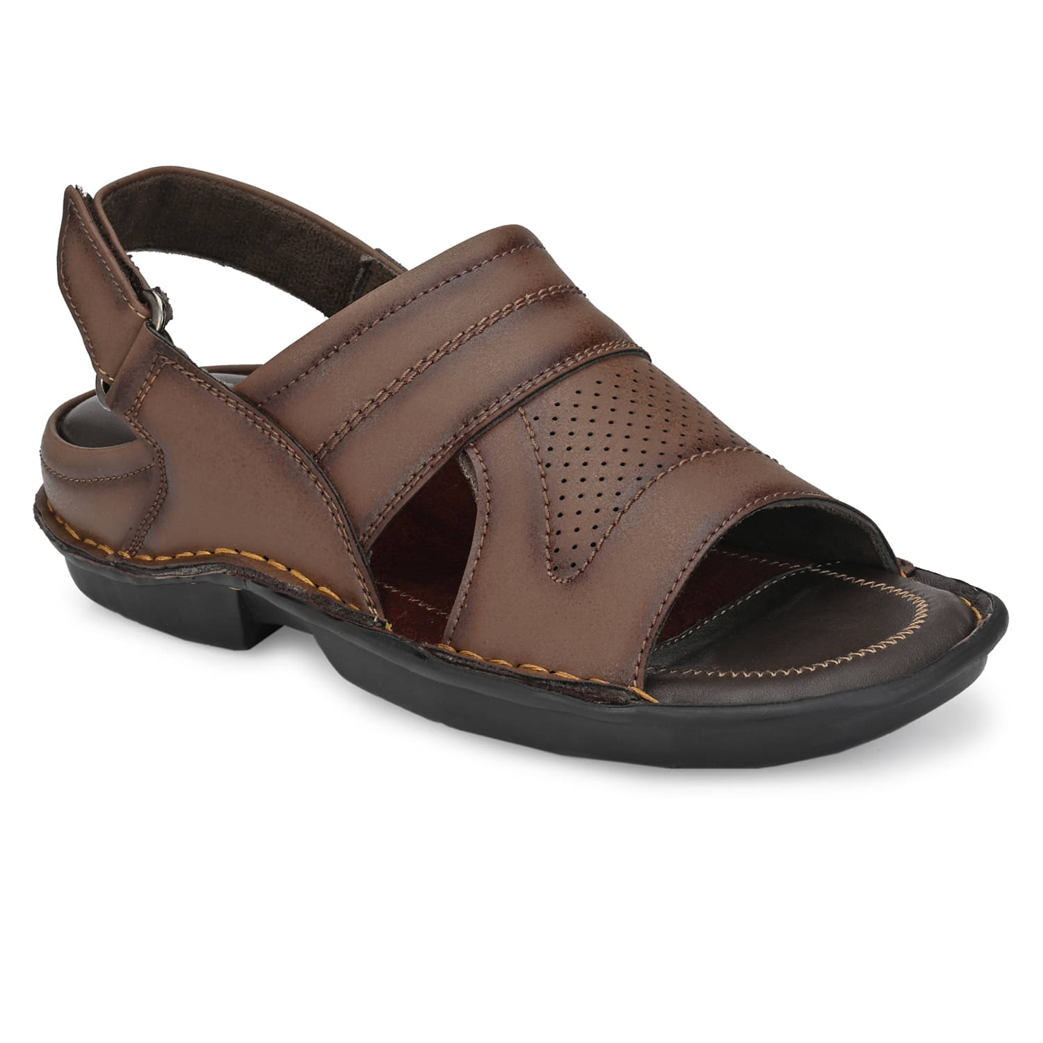     			softio - Brown Men's Sandals