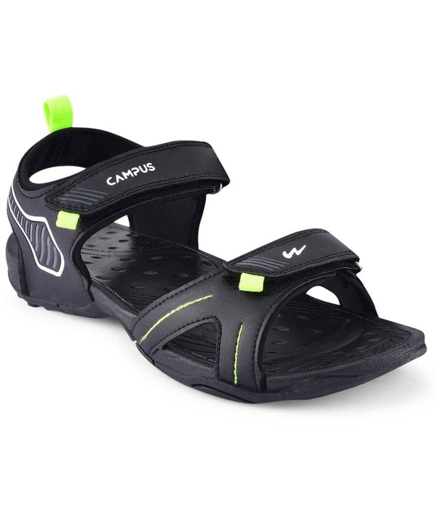 Campus - Black Men's Floater Sandals Campus - Black Men's Floater Sandals
