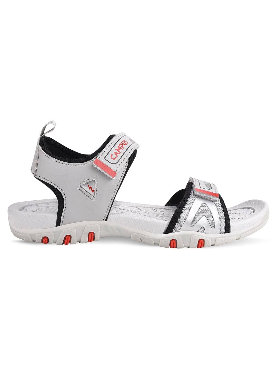 Campus - Light Grey Men's Floater Sandals     			Campus - Light Grey Men's Floater Sandals