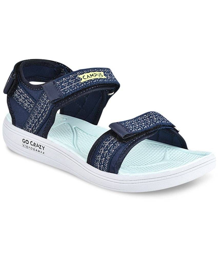     			Campus Navy Floater Sandals