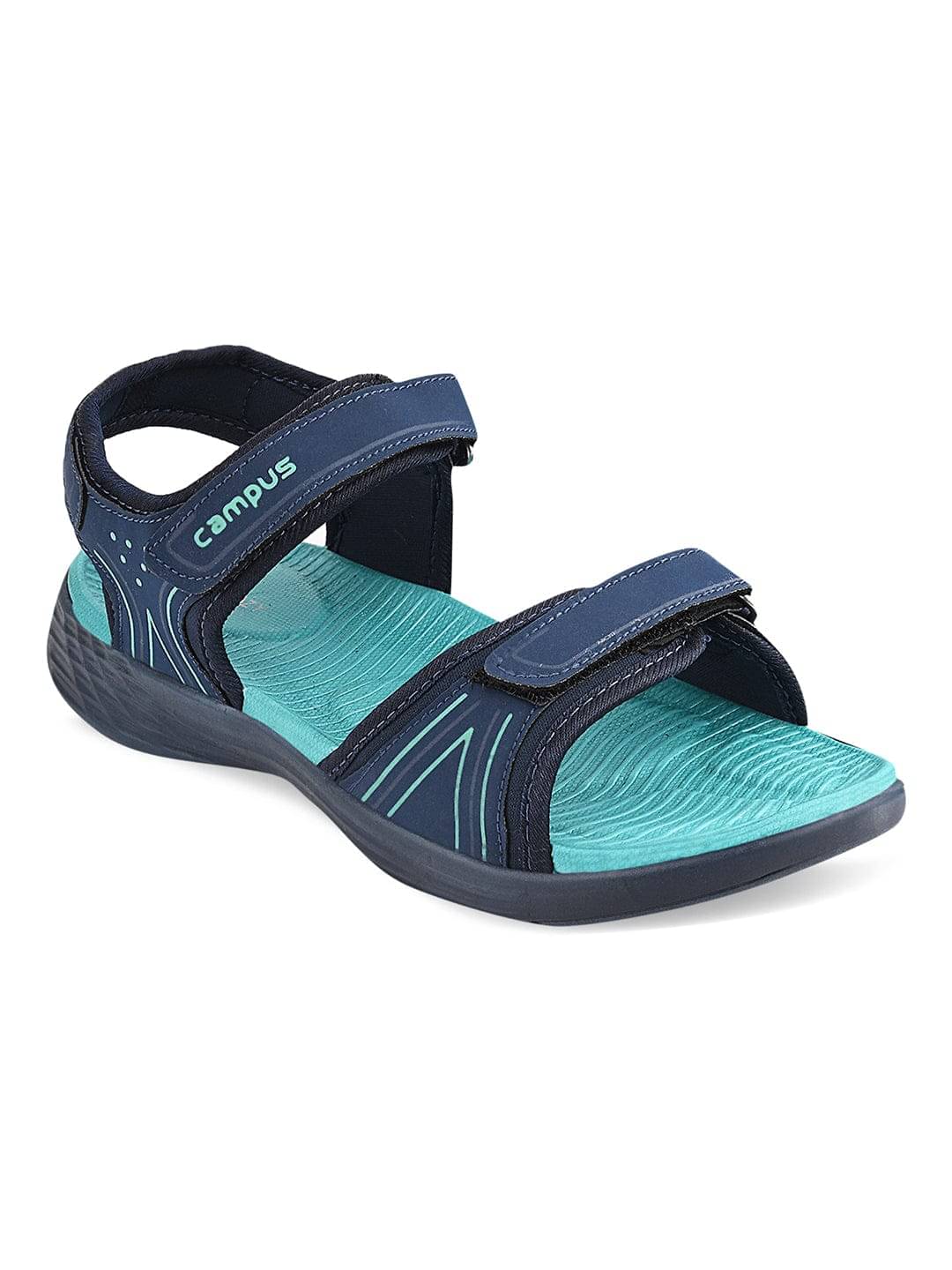     			Campus Navy Floater Sandals