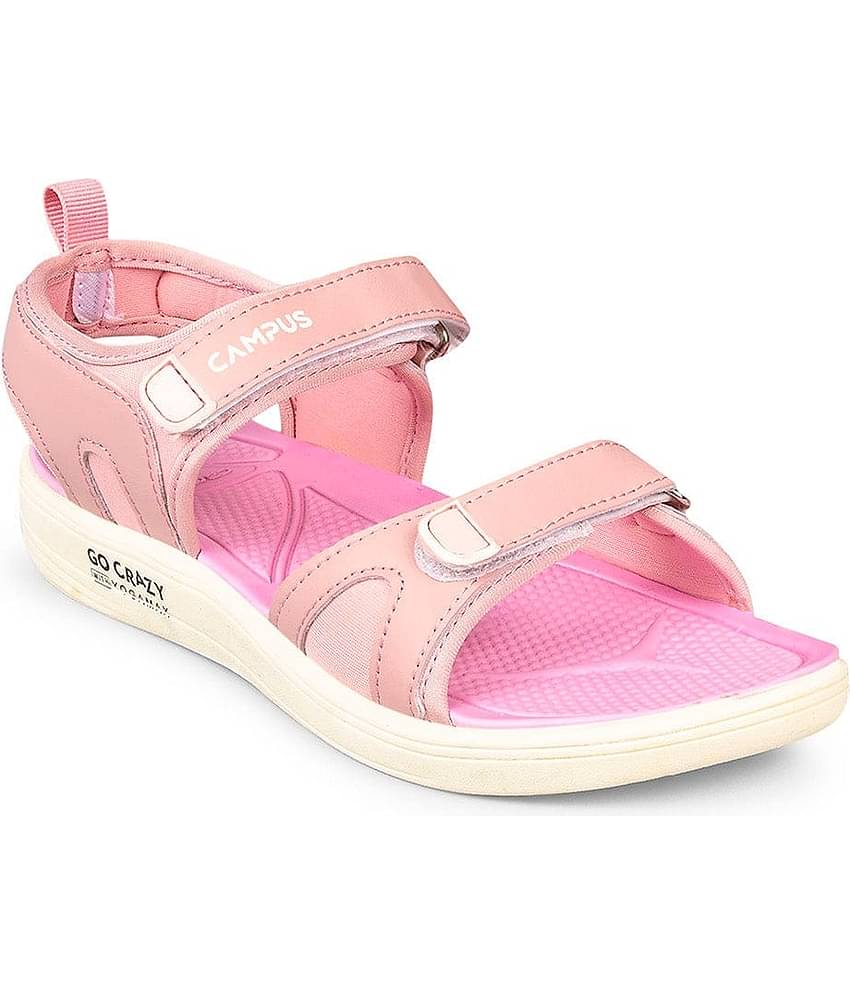 Campus Maroon Floater Sandals