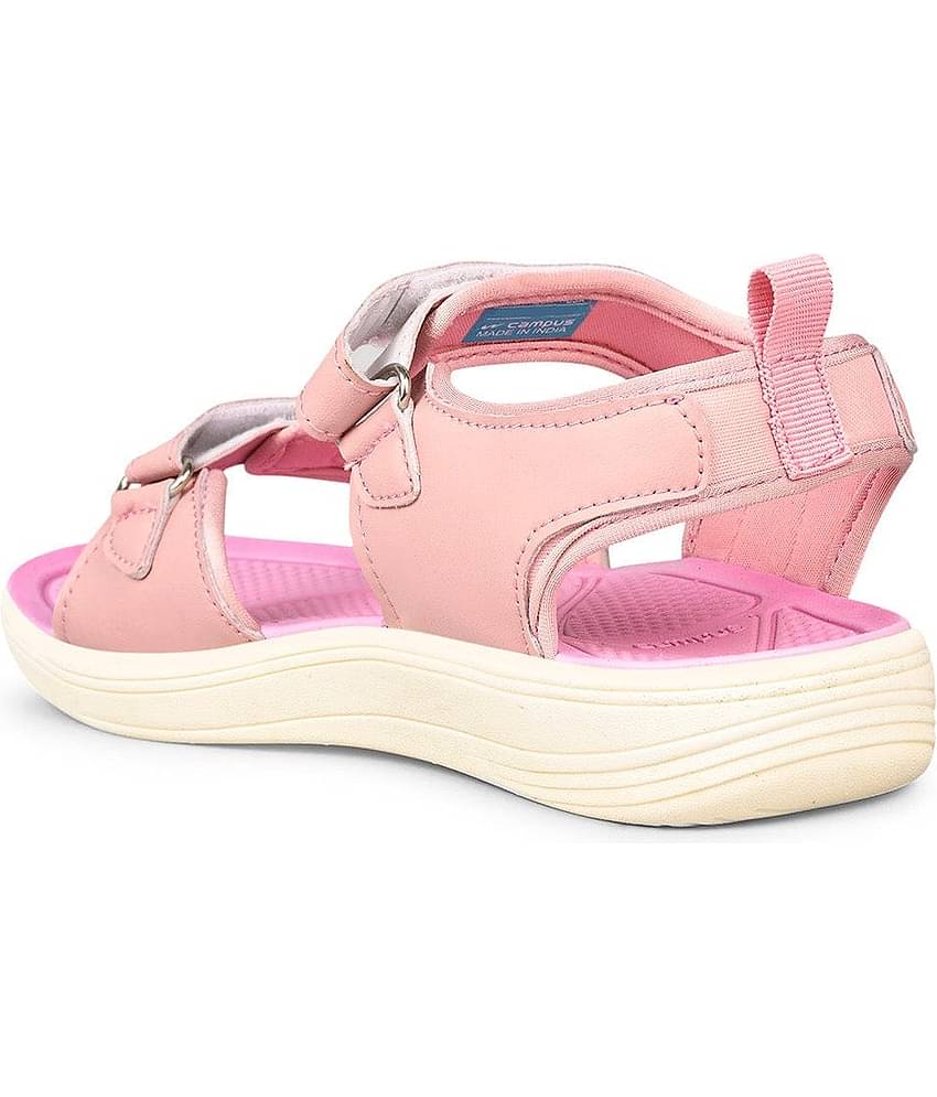 Campus Maroon Floater Sandals