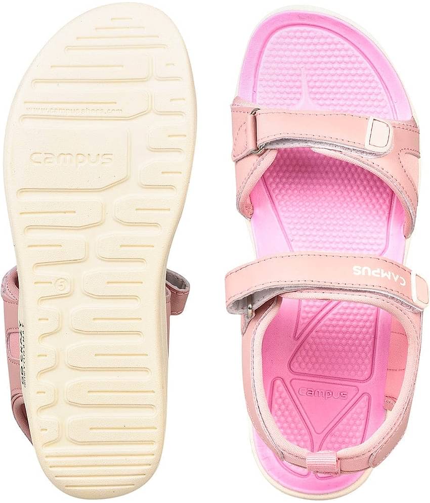 Campus Maroon Floater Sandals