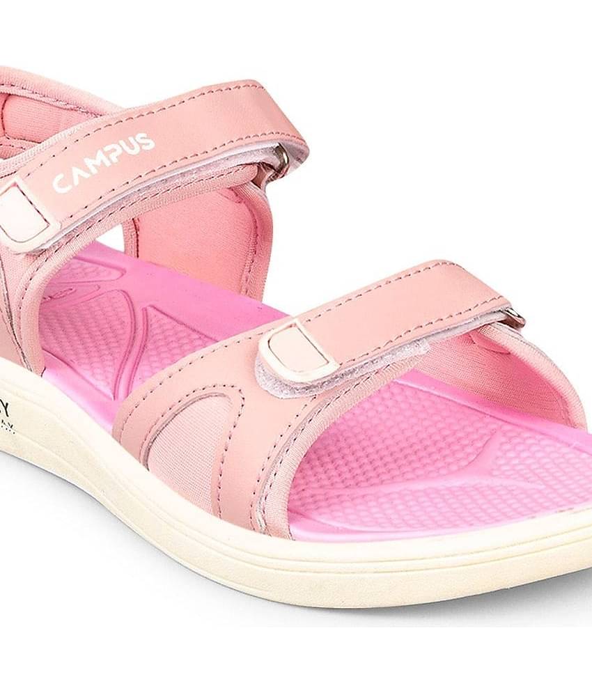 Campus Maroon Floater Sandals