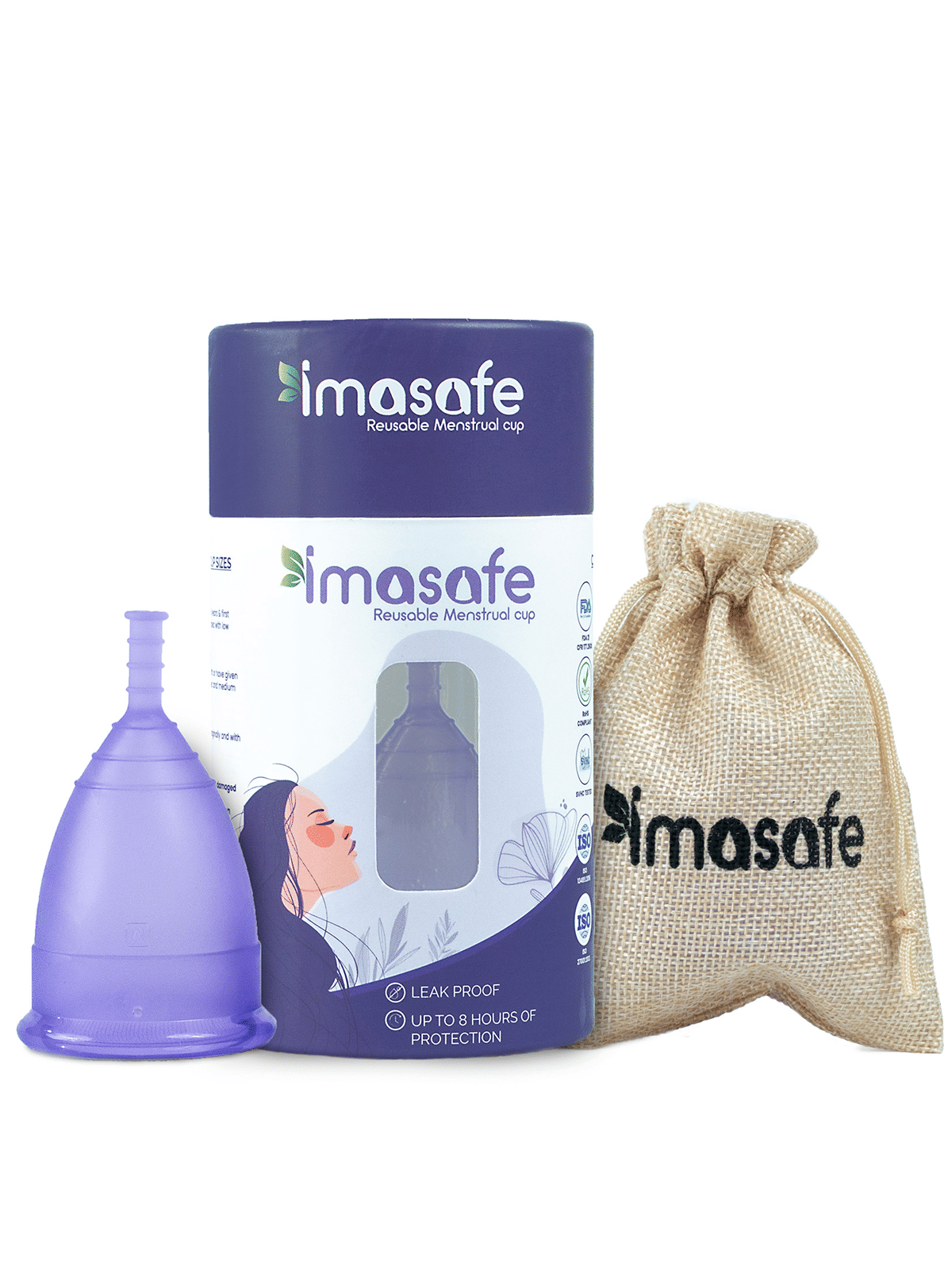 Imasafe - Silicone Reusable Menstrual Cup Small ( Pack of 1 ) Imasafe - Silicone Reusable Menstrual Cup Small ( Pack of 1 )